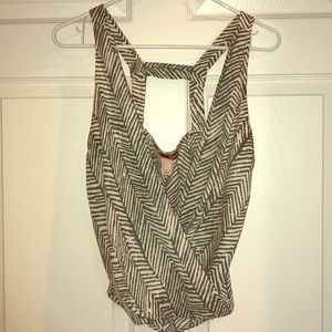 Forever 21 Drapey Tropical Top